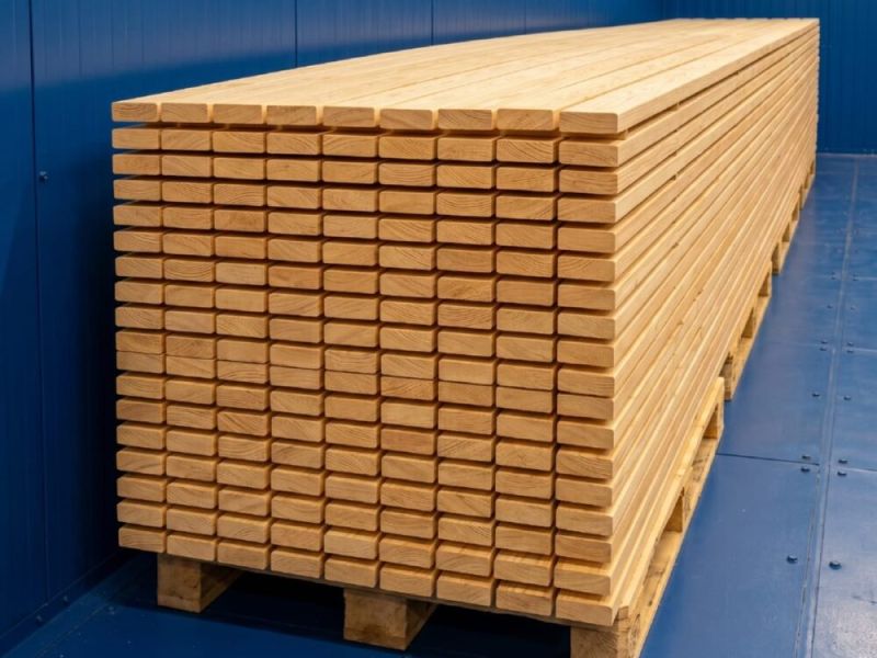 Главная Доска строганная завальцованная 45×145×6000 мм сосна сорт А